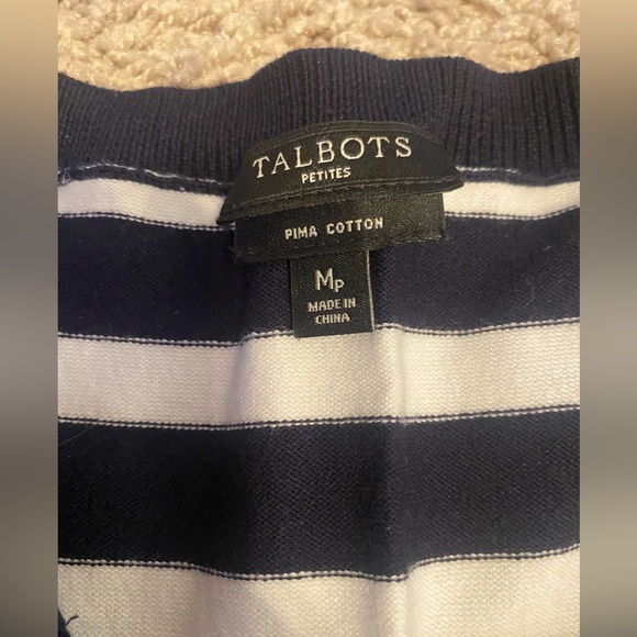 Talbots Striped Cardigan - Picture 2 of 4